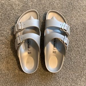 Birkenstock Arizona Essentials Eva in silver